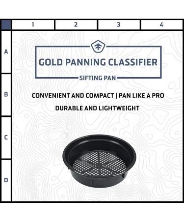 Stansport Gold Panning Classifier  Black  13.1" L x 13.1" W x 3.35" H - Buy Online on GoSupps.com