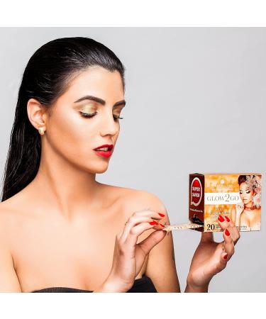 Tanning Towels Set - 20 Towelettes for Face and Half Body, Self Tanner Solution for Men and Women - Indoor Sunless Tanning, Double Quantity for Half Price - Buy Online on GoSupps.com