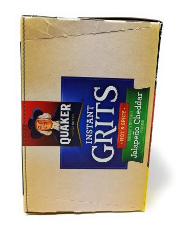 Quaker Instant Grits Jalapeno Cheddar Flavor 12 Servings - Buy Online on GoSupps.com