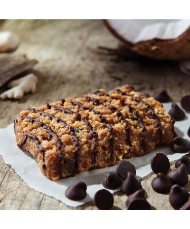 CLIF BARS Coconut Chocolate Chip - Organic Plant-Based Energy Bars - 12 Pack (2.4 oz each) - Vegetarian & Kosher - Buy Online on GoSupps.com