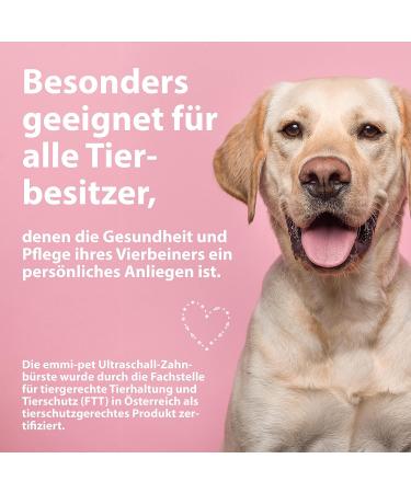 EMMI-PET 5x Dog Toothed Cream for Ultrasound Toothbrush | Vegan Dog Toothpaste for All Breeds & Sizes | No Fluoride Sorbitol Titanium Dioxide or Parabens | Cruelty-Free - Buy Online on GoSupps.com