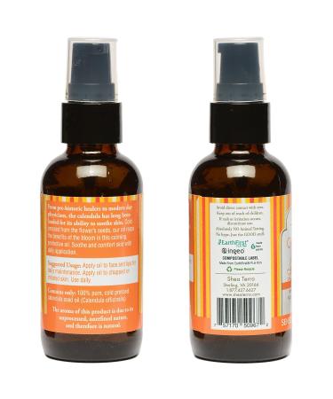Shea Terra Egyptian Calendula Cold-Pressed Extra Virgin Oil | 2 oz | All Natural & Organic | Antiseptic & Anti-Inflammatory Properties for Skin Irritation Relief - Buy Online on GoSupps.com