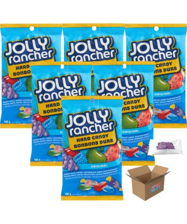 American Hard Candy Original Hard Candy Sweets Bag 6 X 184g American Candy Boxed Treatz American Hard Candy Original Hard Candy Sweets Bag 184g 6