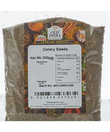 Old India Celery Seeds 250g - Premium Quality Spice for Cooking and Seasoning - Buy Online on GoSupps.com