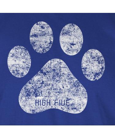 Shirtracer T-Shirt for Men - High Five Dog Paw Gift for Dog Owners - Royal Blue Size M - Buy Online on GoSupps.com