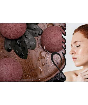 Konjac Swim Set Luvia Red Clay Natural Sponge for Facial Cleaning & Peeling | Vegan & Perfect for Sensitive Skin - Buy Online on GoSupps.com