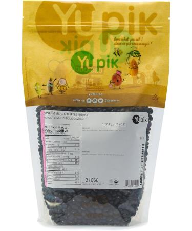 Yupik Organic Black Turtle Beans 1kg 6 Count - Buy Online on GoSupps.com