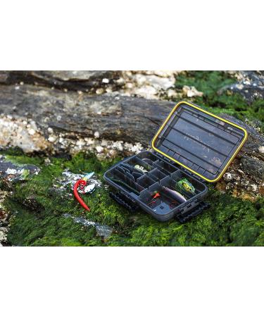 Waterproof Fishing Tackle Box with Transparent Tea-Colored Trays - 3600 Tackle Storage Organizer with DIY Dividers | 1 Pack or 2 Pack | 10.6x7.1x1.9inch - Buy Online on GoSupps.com