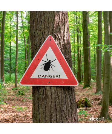 tick-off Patented Tick Tweezers Human Double-Sided Tick Tweezers for Dogs Cats Horses Tick Remover with 2 Tick Hooks and Ergonomic Handle Clinically Tested Single Pack White - Buy Online on GoSupps.com