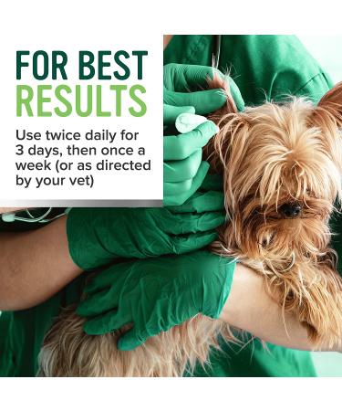 Pro Pooch All-Natural Dog Ear Cleaner Solution 8oz - Ear Wash Drops for Cleaning, Grooming & Treatment of Waxy Ears, Infection, Odor - Pet Supplies - Buy Online on GoSupps.com