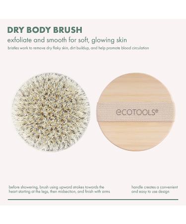 EcoTools Dry Body Brush - Enhance Your Skincare Routine & Boost Circulation - Buy Online on GoSupps.com