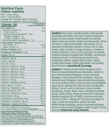 Vega All-in-One Vegan Protein Powder Chocolate (10 Sachets) Superfood Ingredients Vitamins For Immunity Support Keto Friendly Pea Protein For Women & Men 10x46g (Packaging May Vary) - Buy Online on GoSupps.com