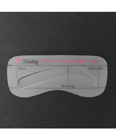 Eyebrow Stamp Kit - Long Lasting Waterproof Powder Shaping Set with 10 Reusable Stencils & 2 Pens for Perfect Definition - Buy Online on GoSupps.com