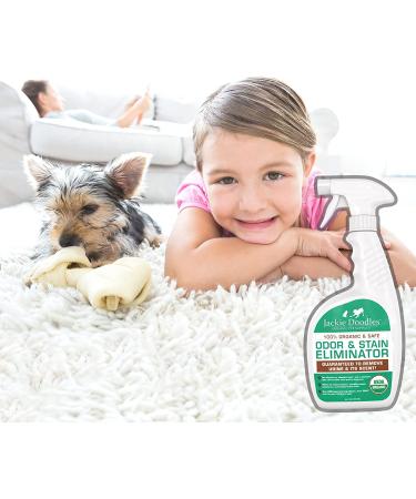 Jackie Doodles Urine Remover 24 OZ Bottle - Safely Eliminates Cat, Dog, and Human Odors - Ready to Use with Concentrate - Buy Online on GoSupps.com