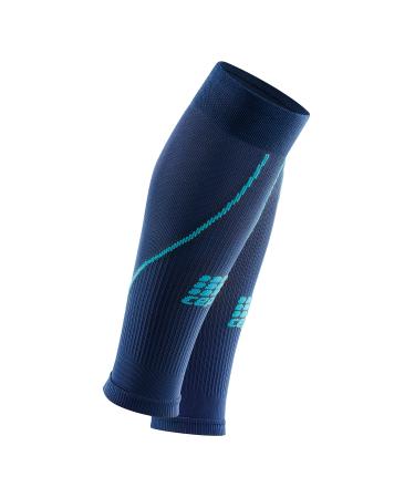 CEP Calf Sleeve 2.0 leg warmers for men in dark blue/blue size V leg warmers for precise calf compression Made by medi
