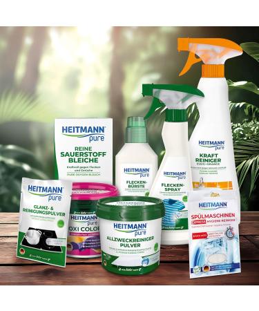 HEITMANN pure Pure Oxygen Bleach: Ecological Bleach high Washing Power Against Stains & Dirt 1x 350g - Buy Online on GoSupps.com