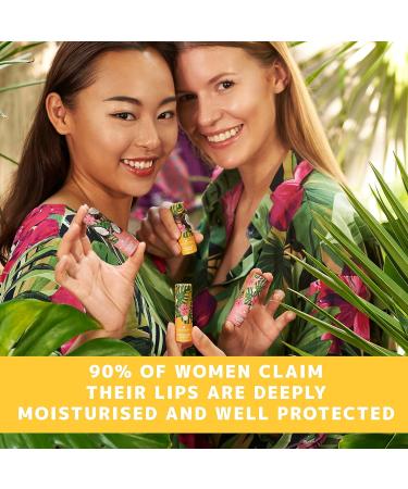 Orientana Coconut Energy Lip Balm - 98% Natural Vegan Care with Shea Butter & Vitamin E | Organic Moisturizer for Dry Lips - 4.2g - Buy Online on GoSupps.com