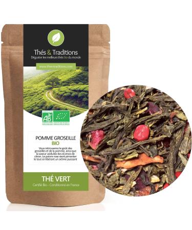 Th s & Traditions Teas & Traditions - Organic Apple and Gooseberry Green Tea - Hua | 100g