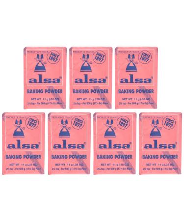 French Baking Powder Alsa 7 Pouches(0.38 Oz)