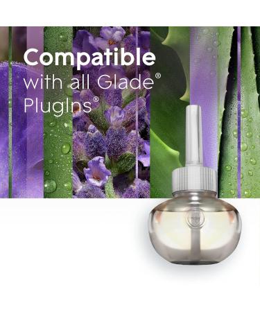 Glade PlugIns Air Freshener Kit Scented and Essential Oils for Bathroom and Home Fragrance Tranquil Lavender and Aloe 2 Warmers and 6 Fragrance Oil Refills Lavender & Aloe 118.89 ml (Pack of 1) - Buy Online on GoSupps.com