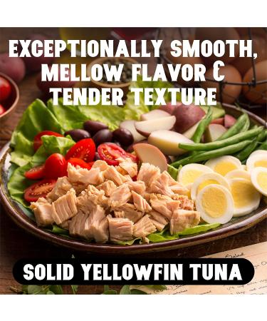 Portofino Yellowfin Tuna in Olive Oil - 4.5oz Can (Pack of 12) - Buy Online on GoSupps.com