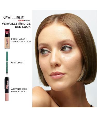 L'Or al Paris Waterproof Gel Eyeliner with Sponge - 36H Infaillible Blue Jersey - Perfect for Smokey Eyes 1g - Buy Online on GoSupps.com