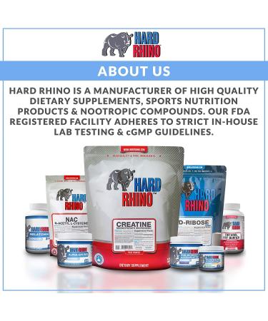 Hard Rhino MSM Powder 1kg (2.2lbs) Unflavored - Lab-Tested with Scoop | High-Quality Methylsulfonylmethane - Buy Online on GoSupps.com