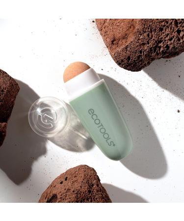 EcoTools Reusable Shine Control Oil Absorbing Facial Roller Oil Absorbing Volcanic Ash Face Roller For Oily Skin Cruelty Free Facial Skincare Tool Perfect For On The Go 1 Count - Buy Online on GoSupps.com