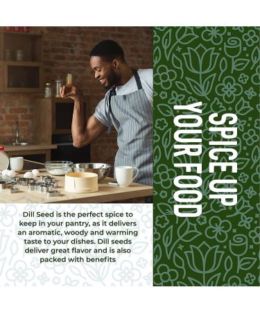 Dill Seed 1lb - Whole Spice for Pickling and Canning, Non-GMO - 16oz - Buy Online on GoSupps.com