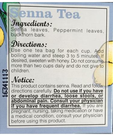 Taanug Herbal Senna Tea 20 Tea bags Caffeine Free - Buy Online on GoSupps.com