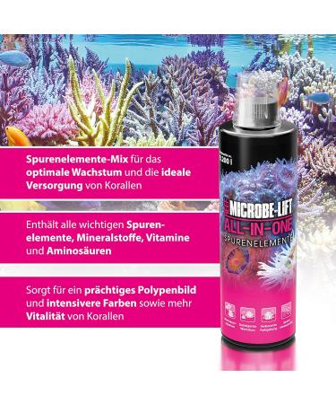 Microbe-Lift All-in-One Coral Supply | Trace Elements & Vitamins for Vibrant Sea Water Aquariums | Boost Growth & Color | 3785ml (1 Gal) - Buy Online on GoSupps.com