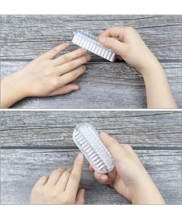 AUEAR 4 Pack Double-Sided Plastic Fingernail Cleaning Brush for Men and Women - Buy Online on GoSupps.com