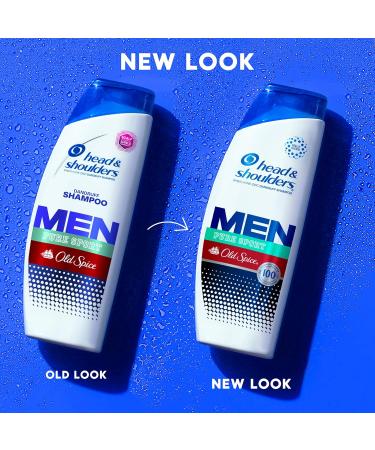 Head & Shoulders Old Spice Pure Sport Shampoo 613ML White Blue Red 1 - Buy Online on GoSupps.com