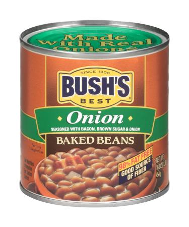Bush's Best Onion Baked Beans, 16 oz (12 cans)
