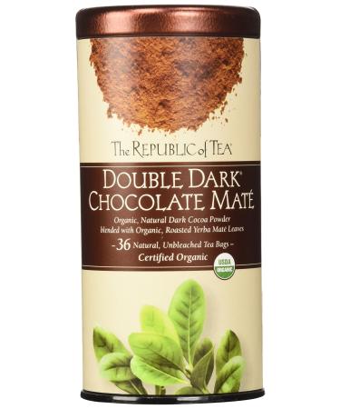The Republic of Tea, Double Dark Chocolate Mate, 36 Count