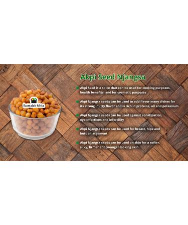 Premium Akpi Seed Djansang Njangsa Essessang Wama African Spice - Ideal for Food and Body Care - Buy Online on GoSupps.com