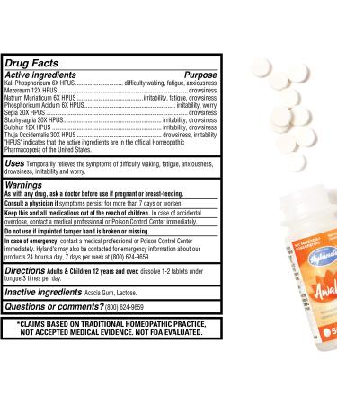 Hyland's Jet Lag Relief Tablets - Quick Dissolving Homeopathic Remedy for Fatigue & Drowsiness - 50 Count - Buy Online on GoSupps.com