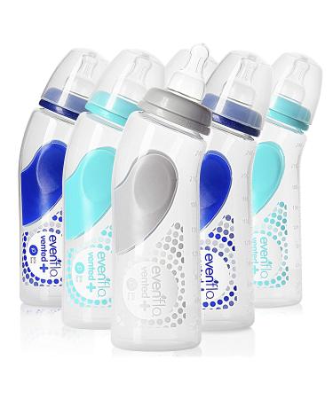 Evenflo Feeding Advanced Angled Vented Bottles 9 Ounce (Pack of 6) - Buy Online on GoSupps.com