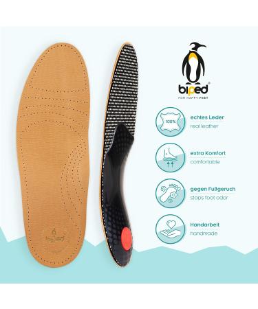 Buy Biped Premium Footbed - Vegetable Tanned Leather Metatarsal Support & Heel Pad - Z1706 (42) | Global Shipping Available - Buy Online on GoSupps.com