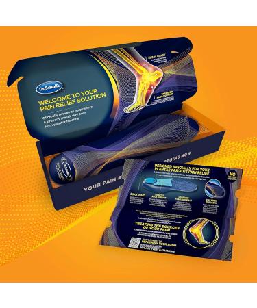 Dr. Scholl's Plantar Fasciitis Relief Insoles - All-Day Pain Relief Orthotic Inserts for Men & Women | Arch Support & Cushioning | Size 8.5-9M / 9.5-10W - Buy Online on GoSupps.com