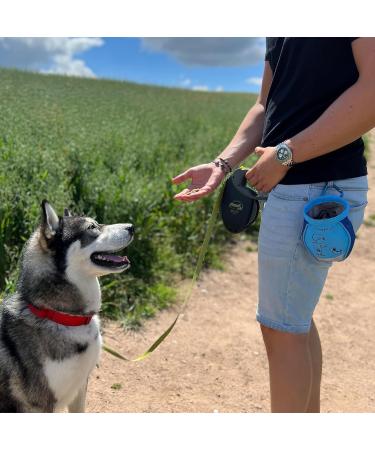 Pawpiz Dog Treat Pouch | Cute Clip-on Dog Treat Bag with Waist Clip Carabiner & Side Pocket | Waterproof Lining & Water-Resistant Shell | UK Brand (Khaki & Olive Green) - Buy Online on GoSupps.com