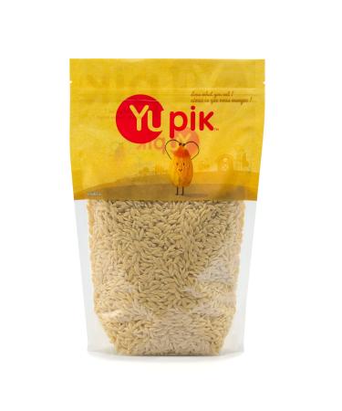 Yupik Orzo Pasta 1 kg Risoni Rice Shaped Pasta Kosher Vegan Made from Durum Semolina Flour No Added Sugar Salt-Free Ideal for Hot or Cold Pasta Recipes 1 kg (Pack of 1)
