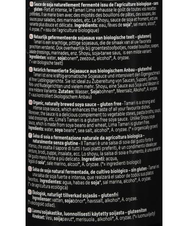 LIMA Tamari Strong - Pack of 2 (2 x 500g) | Premium Gluten-Free Soy Sauce | International Shipping Available - Buy Online on GoSupps.com