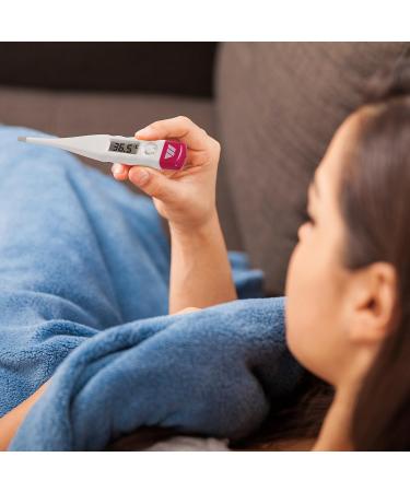 Mabis Digital Thermometer for Babies & Adults - Fast & Accurate (Oral Rectal Underarm) - Pink - Buy Online on GoSupps.com