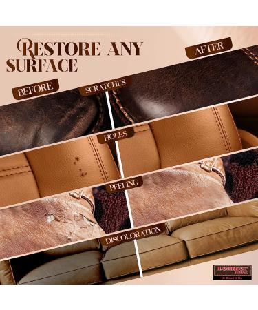 Leather Max Quick Blend Refinish & Repair Kit - Grey Mix | Restore, Recolor, & Repair Furniture, Car Seats, Jackets, Sofa, Boots | 3 Color Shades | For Leather, Vinyl, Bonded, & More - Buy Online on GoSupps.com