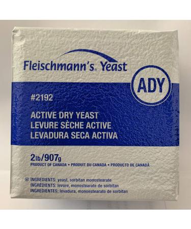 Fleishmanns Yeast 2lb Dry Active Baking Yeast