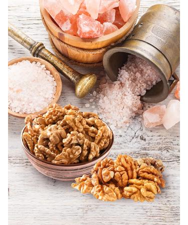 California Walnuts 2lb - Dry Roasted Salted Walnuts with Himalayan Salt - Omega 3 Rich - Vegan & Keto Friendly - Farm Fresh Nuts - Buy Online on GoSupps.com