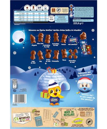  Smarties Nestl Christmas Chocolates Advent Calendar Milk Chocolate 223 g - Buy Online on GoSupps.com