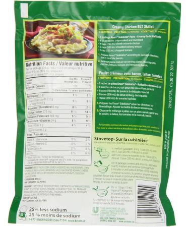 Knorr Sidekicks Creamy Garlic Raffaello Pasta Side Dish - Buy Online on GoSupps.com