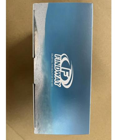 Findway 180 Panorama Diving Goggles for Kids | Adjustable Silicone Swim Mask for Ages 3-13 - Blue & White - Buy Online on GoSupps.com